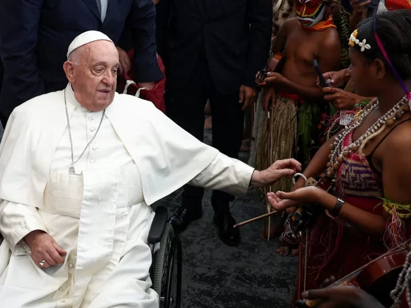 Pope Francis, while in the resource-rich country of Papua New Guinea, advocates for equitable treatment of laborers