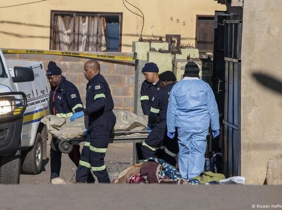 Seventeen people were killed in two homes in a South African village