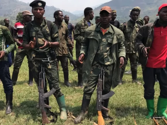 10 civilians are killed by militia in eastern Congo