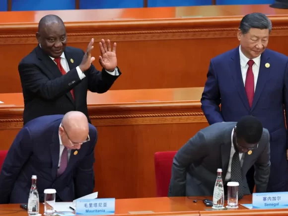 According to the president of South Africa, China is not forcing Africa into a debt trap