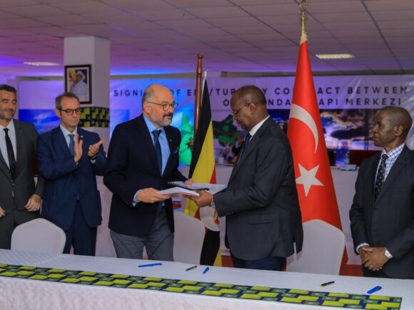 Uganda and Yapi Merkezi of Turkey sign a deal to build a train line