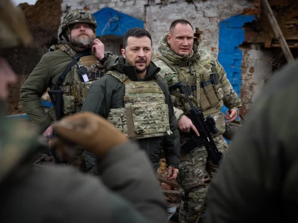 Ukraine’s Zelenskiy goes to the Sumy area, which is next to Russia’s Kursk province