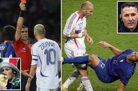 Zinedine Zidane is unlikely to forgive Marco Materazzi for what happened in 2006