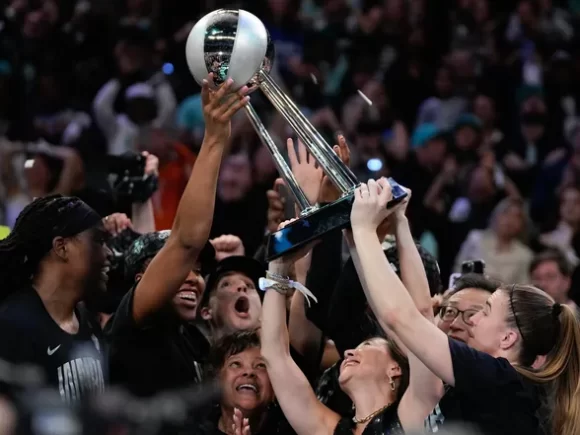 New York won their first WNBA title after defeating Minnesota in overtime