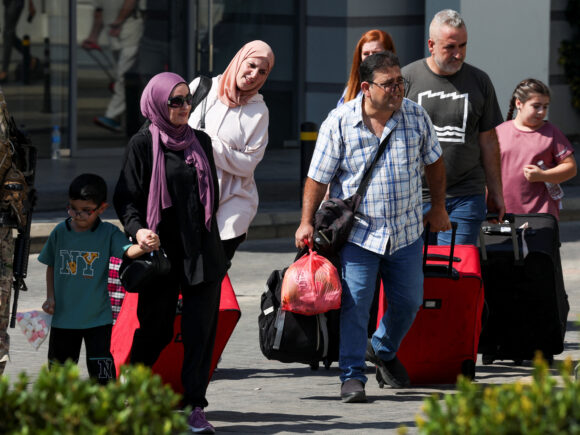 Turks are leaving Lebanon by ship because they are afraid for their safety