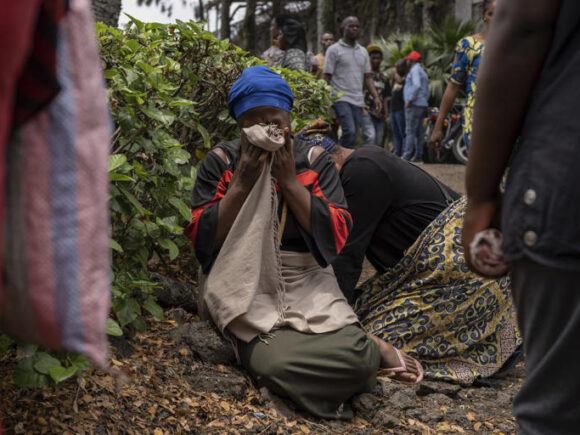 A local governor says 78 people die when a boat capsizing in Lake Kivu in Congo