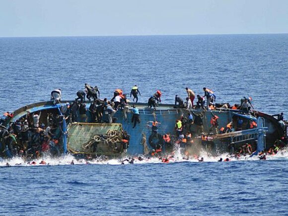 Security sources say they think 12 Egyptian refugees are dead off the coast of Libya