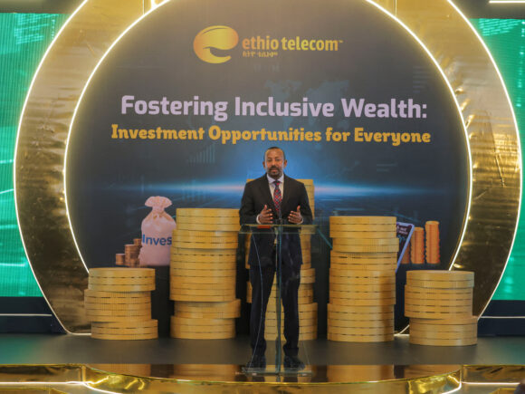 The CEO claims that Ethio Telecom has fixed the share sale price at 300 birr