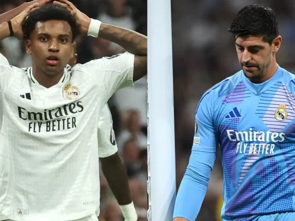 Courtois and Rodrygo of Real Madrid will miss the Clasico match against Barcelona due to leg injuries