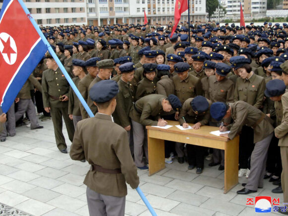 Amid tensions with South Korea, North Korea claims that 1.4 million people intend to enlist in the army