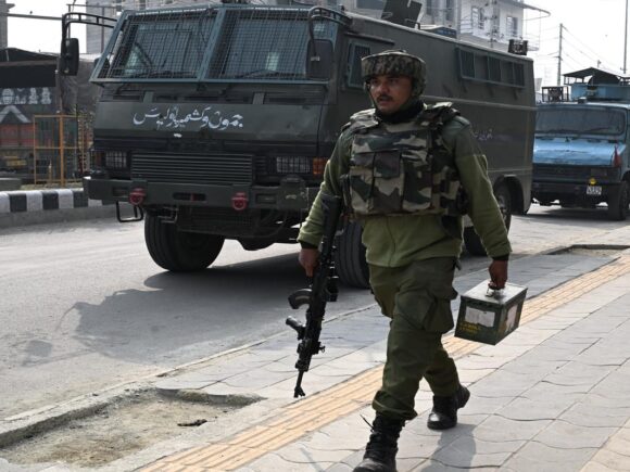 A terrorist attack in Kashmir, India, injured eleven people