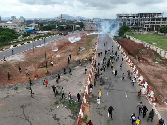 According to Amnesty International, Nigerian police fired at demonstrators in August