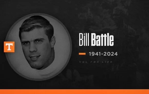 Bill Battle, the former Vols football coach, has died at the age of 82