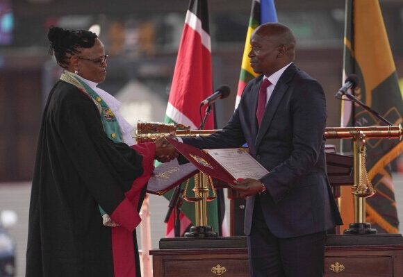 Following legal difficulties, Kenya’s new deputy president was sworn in