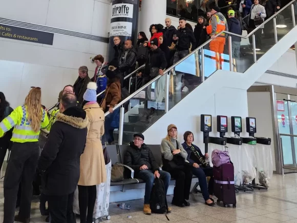 Gatwick Airport’s South Terminal was evacuated, and a bomb disposal team was sent in because of a suspicious item found in luggage