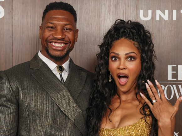 Jonathan Majors and Meagan Good are now engaged