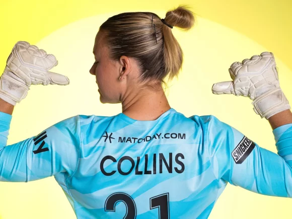 GK Kaylie Collins is back with the Spirit for the 2025 campaign