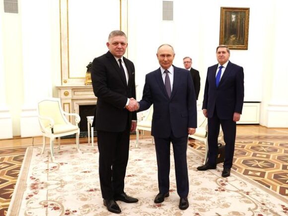 Slovak Prime Minister Robert Fico Startles Putin in Moscow, Talks About Ukraine Conflict and Gas Supplies