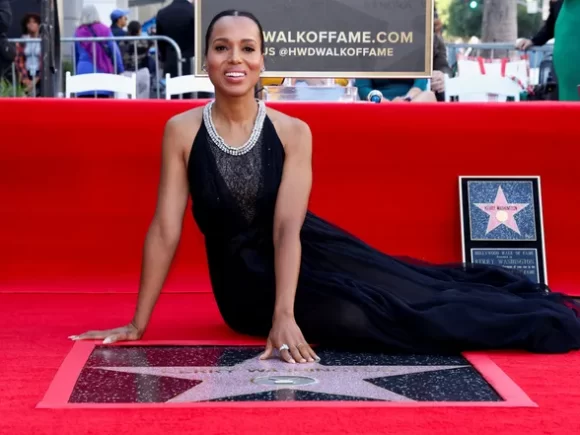 Kerry Washington receives a star on the Hollywood Walk of Fame