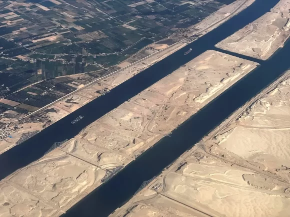 Egypt has finished testing a new channel extension for the Suez Canal