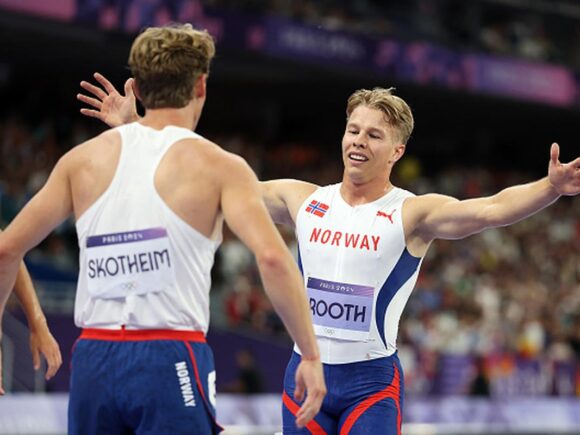 Norwegian decathlete Skotheim wins an international award for his selfless deed