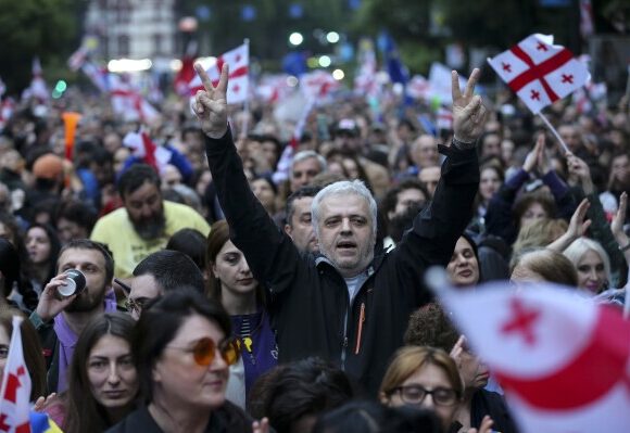 Georgia’s Tensions Rise as Demonstrators Gather to Oppose the Presidential Transition