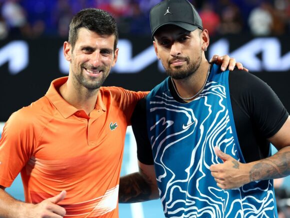 Kyrgios and Djokovic are enjoying their connection in the Brisbane doubles