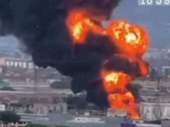 Two people are killed and nine injured in a blast at an Italian fuel storage near Florence