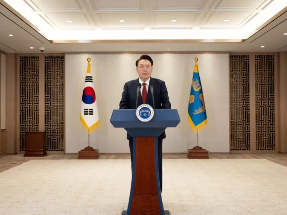 President Yoon of South Korea promises to “fight to the end” despite the danger of impeachment