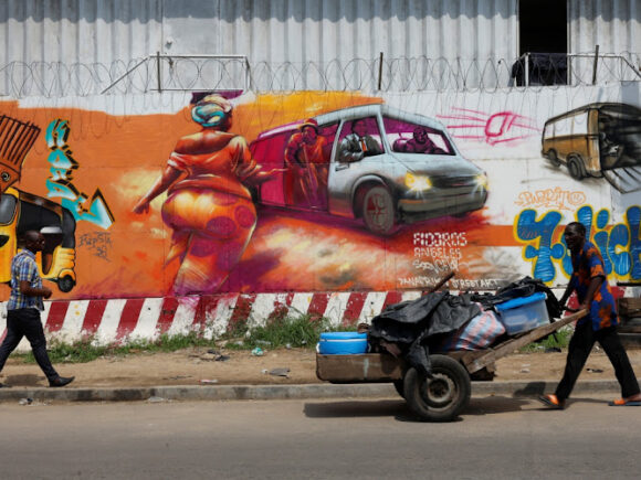 Abidjan, the commercial center of Ivory Coast, transforms into a thriving graffiti gallery