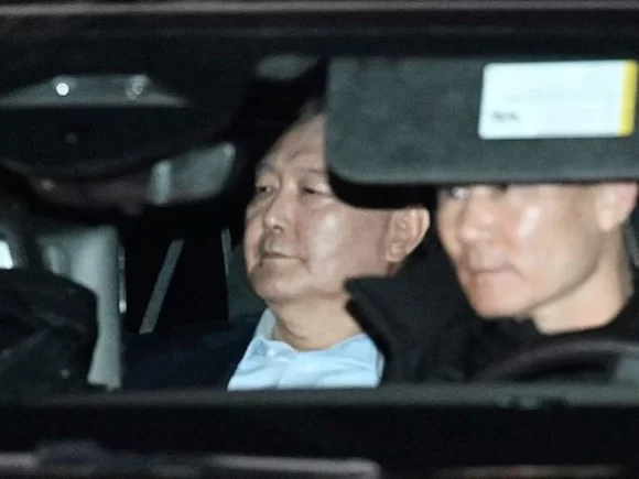 Yoon, a detained South Korean, contests his arrest and declines to be questioned