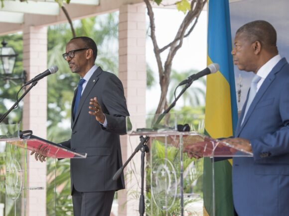 Lourenço and Kagame spoke on the necessity for a long-term solution to the DR Congo problem