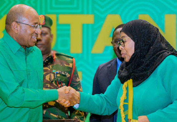 Suluhu and Mwinyi are endorsed by Tanzania’s ruling party as presidential contenders for the general elections in 2025