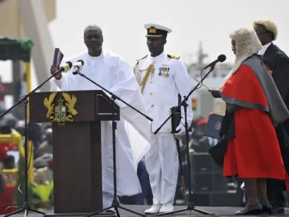 Mahama, the president of Ghana, has announced his intention to stimulate the economy upon his return