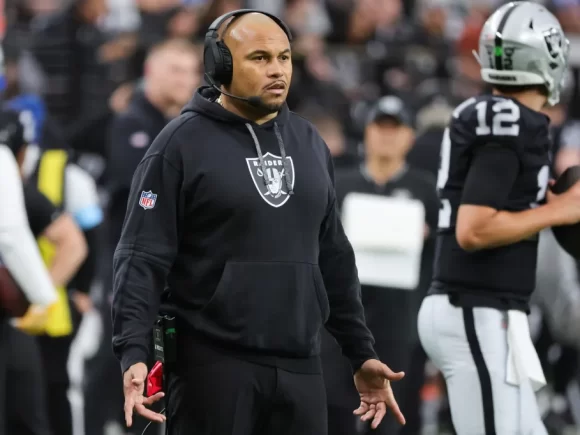 The Vegas Raiders terminate head coach Pierce following a poor season