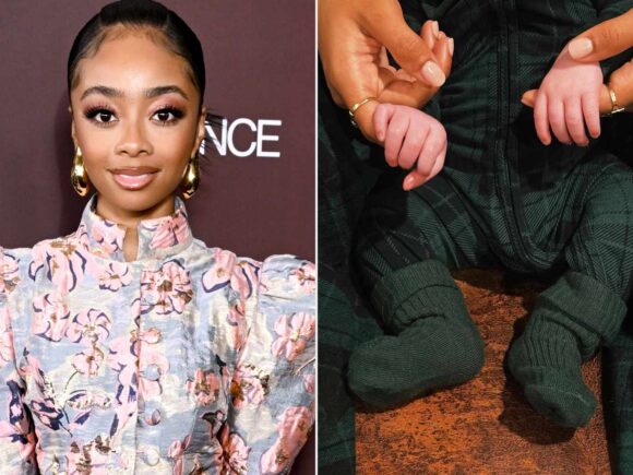 Skai Jackson, an actress, announces the birth of her baby boy