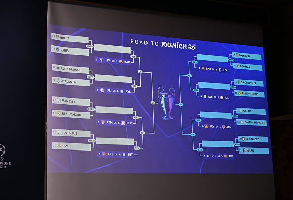 Man City will play Real Madrid in the Champions League knockout stage