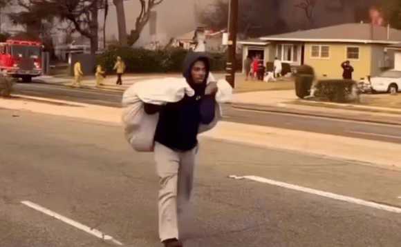 MAGA Social Media Accounts Falsely Accuse Black Men of Looting While They Are Trying to Save Property from Fires