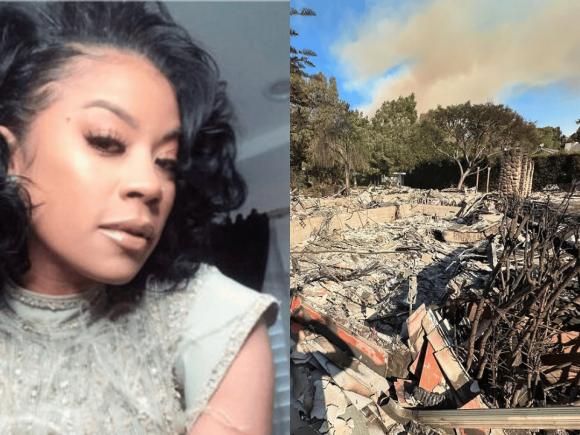 Keyshia Cole’s house was destroyed by wildfires in Los Angeles