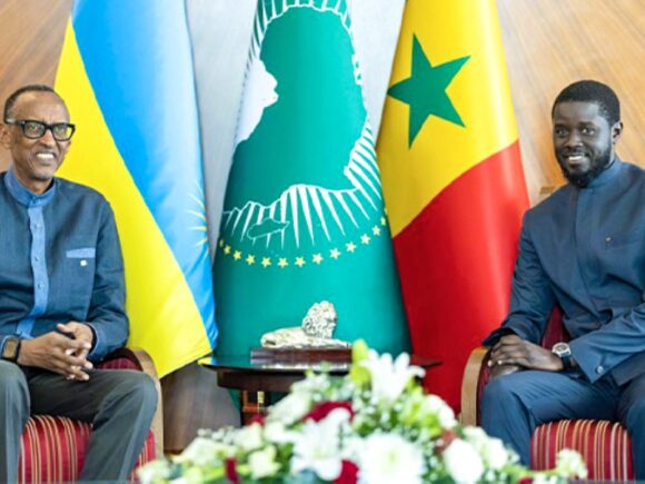 Kagame and the president of Senegal spoke about security and bilateral relations