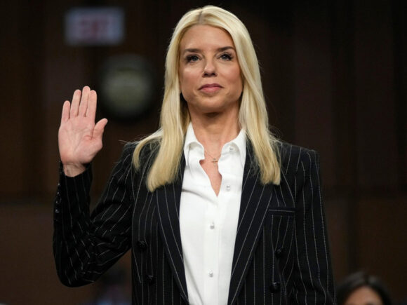 Pam Bondi is confirmed as attorney general by the US Senate in a divided vote