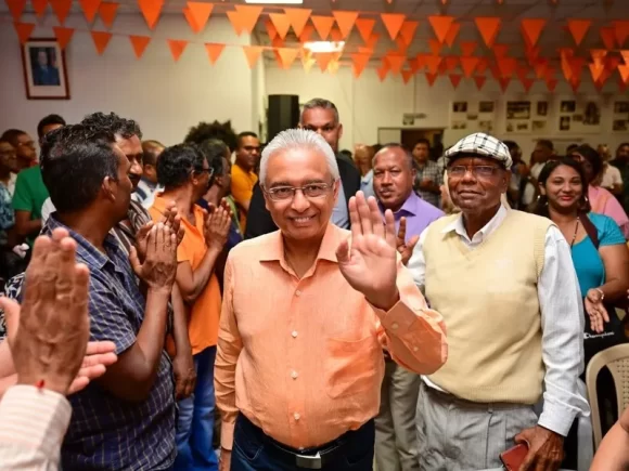 The former prime minister of Mauritius is released on bail for money laundering charges