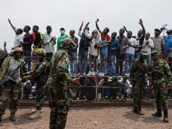 Congo M23 militants seize an airfield close to Bukavu while the president looks for international assistance