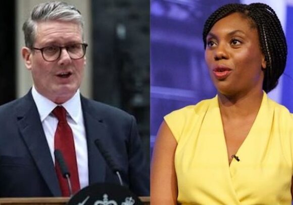 Kemi Badenoch is accused by UK PM Starmer of seeking relevance by posing as the “savior of Western civilization”