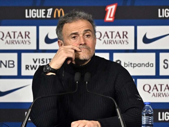 Luis Enrique of PSG anticipates a difficult game against Lyon