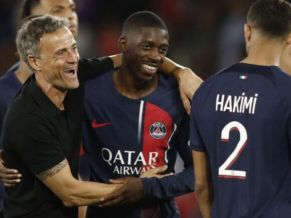 ‘Difference-maker’ Dembele is praised profusely by PSG coach Luis Enrique