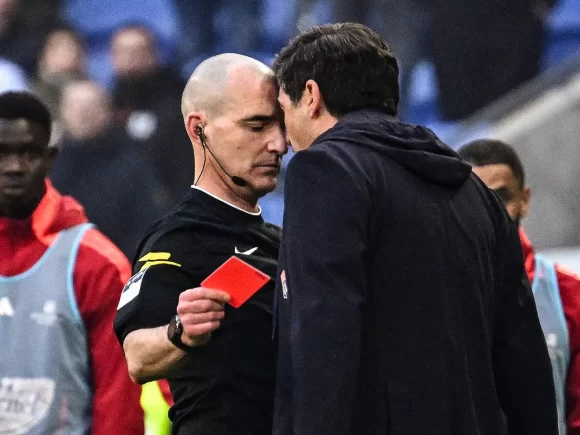 A hefty ban awaits Lyon coach Fonseca for attacking the referee