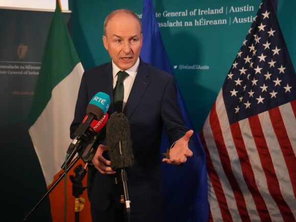 Trump and the Irish leader will meet despite disagreements over trade and the Gaza War