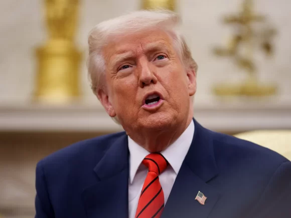 As Trump enters his 100th day in office, a poll indicates that he is facing widespread disapproval
