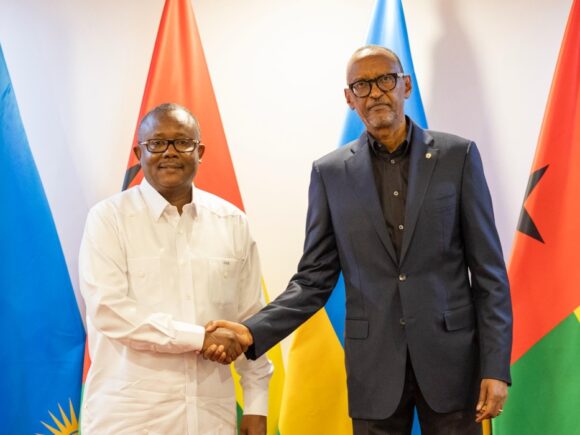 Kagame and the president of Guinea-Bissau talk about collaboration